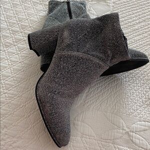 Marc Fisher silver booties Size 9.5
